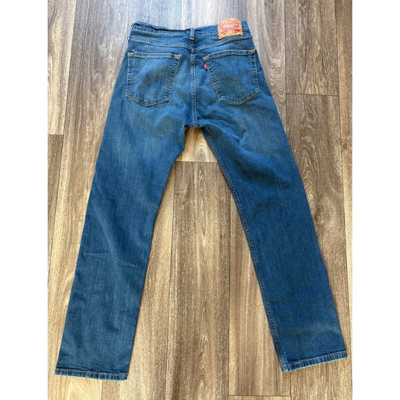 Levi's Men's Classic 505 Regular Fit Jean Straight Leg, Light Blue, Size 32X32 - Picture 4 of 9